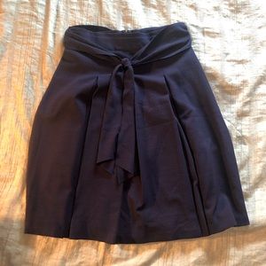 Ann Taylor Pleated Midi High Waisted Skirt Size 12